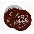 thumbnail image 2 of Inkdotpot Pack Of 100 Happy Holiday Favor Paper Tags Craft Real Silver Foil Hang Tags, 2 of 6