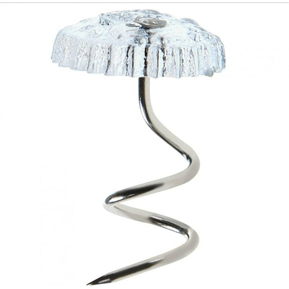 20 Pcs Twist Pins Upholstery Clear Heads Slip Cover Fasteners Headliner Pins in Place for Sofa Car Van Home Furniture Hold Bed Skirt
