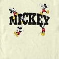 thumbnail image 2 of Men's Mickey & Friends Character Name Graphic Tee Beige X Large, 2 of 4
