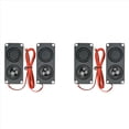 thumbnail image 1 of de Sonido de 4 Altavoces Cuadrados Compactos 45100, Ideal para Audio Doméstico y Uso Portátil, 1 of 6
