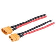 thumbnail image 3 of XT60 Male Female Connector 14AWG Silicone Cable Set for RC Lipo Battery with Ease Solder Reuse Perfect for High Power Application, 3 of 7