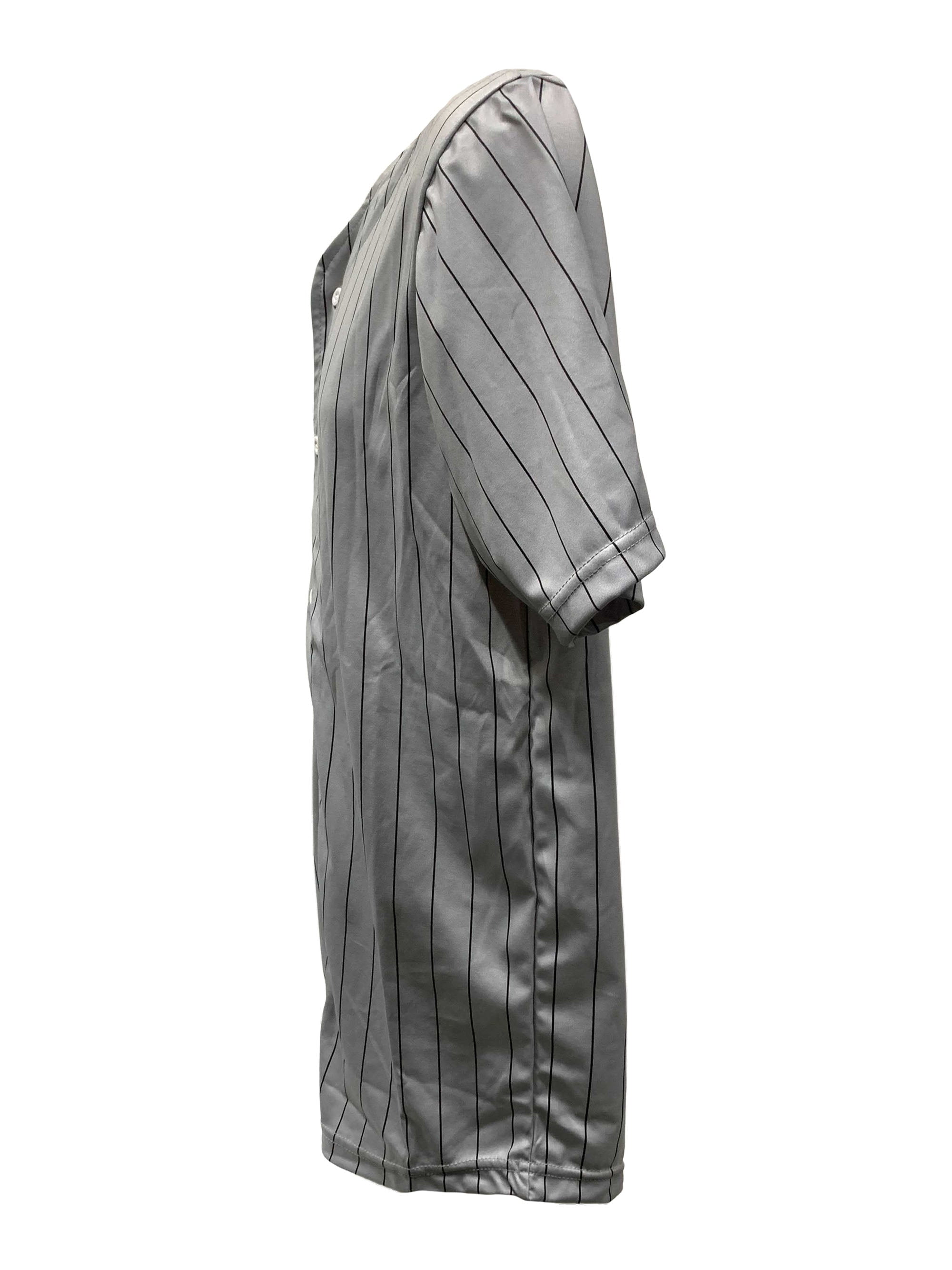Furies Baseball Jersey Warriors Movie Uniform Pinstripe Button Gang Cobb Costume