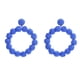 thumbnail image 1 of Pendientes colgantes de aro con bola de ratán para mujer, pendientes trenzados de paja de mimbre, pendientes de rafia, accesorios de playa de verano, regalos, 1 of 5