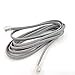 thumbnail image 2 of KEKANIU Wholesale 5 Packs Standard RJ11 6P4C Plug Telephone Extension Cord Phone Cable Line Wire. 6foot (5, Grey), 2 of 2