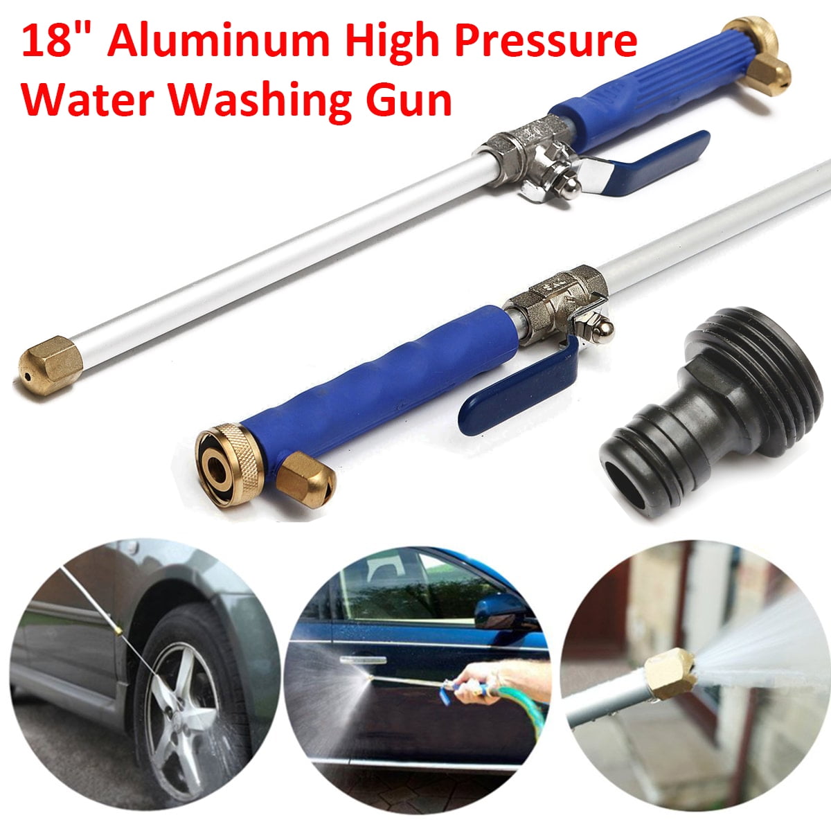1PC 18/19/23/28inch High Pressure Wash Spay Gun Power Washer Nozzle