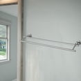 thumbnail image 3 of Design House Geneva Modern Bathroom 24" Double Towel Bar, Satin Nickel, 3 of 12