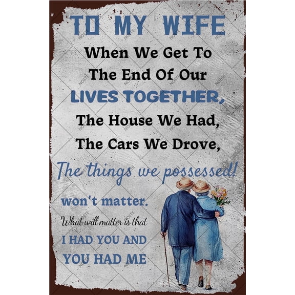 Noete To My Life Decor Romantic Couple Gray Wall Art To My Life Sign Husband And Wife Wall Decor For Bedroom 8x12 inch