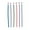 Multicolor, variant on Qyaukm 6-Pack Novelty Bendable Pencils, Colorful Striped Design with Erasers, Fun Office Desk Supplies for Writing, Creative Projects & Home Use, 6 Pens