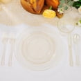 thumbnail image 5 of 450 PCS Gold Glitter Disposable Dinnerware Set for 75 Guests, Gold and White Plastic Plates for Party, 75 Dinner Plates, 75 Salad Plates, 75 Cups, 75 Forks Knives Spoons for Wedding and Party Supplies, 5 of 6