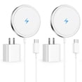 thumbnail image 1 of Cargador inalámbrico magnético QWOSE, paquete de 2 adaptadores USB-C de 20 W, 1 of 7