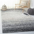 thumbnail image 2 of SAFAVIEH Berber Layon Abstract Shag Area Rug, 8' x 10', Grey/Ivory, 2 of 8