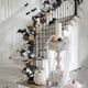 thumbnail image 1 of HWRETIE Decoración de calabaza de Halloween con hojas de arce,calabaza de ratán con temática otoñal para decoración del hogar de otoño y Halloween, 1 of 6
