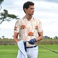 thumbnail image 3 of Balery Cute Sleepy Fox Camisa Polo de Hombre con Estampado, de Manga Corta y Tejido Medio, Camisa Tipo Golf Polo-Medium, 3 of 6