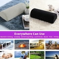 thumbnail image 6 of Knee Pillow for Back Sleeping, Half Moon Memory Foam Bolster Pillow for Legs, Under Knee Pillow for Back & Hip Pain Relief, Ankle & Foot Comfort, Machine Washable Cover,Black, 6 of 8