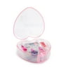 Claire's Girls Club Girls Heart Makeup Set For Little Girls, Pink Case, Cute Gift, 01177