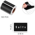 thumbnail image 4 of Chalkboard Labels For Storage Bins, 120pcs Minimalist Spice Label Black Reusable Waterproof Labels Stickersfor Jars Bottles Containers Bins, Black, 4 of 5