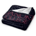 thumbnail image 2 of Roanoke College Logo Fleece Blanket, Very Soft Microfiber Flannel Blanket for Couch Warm and Cozy for All Seasons, 2 of 6