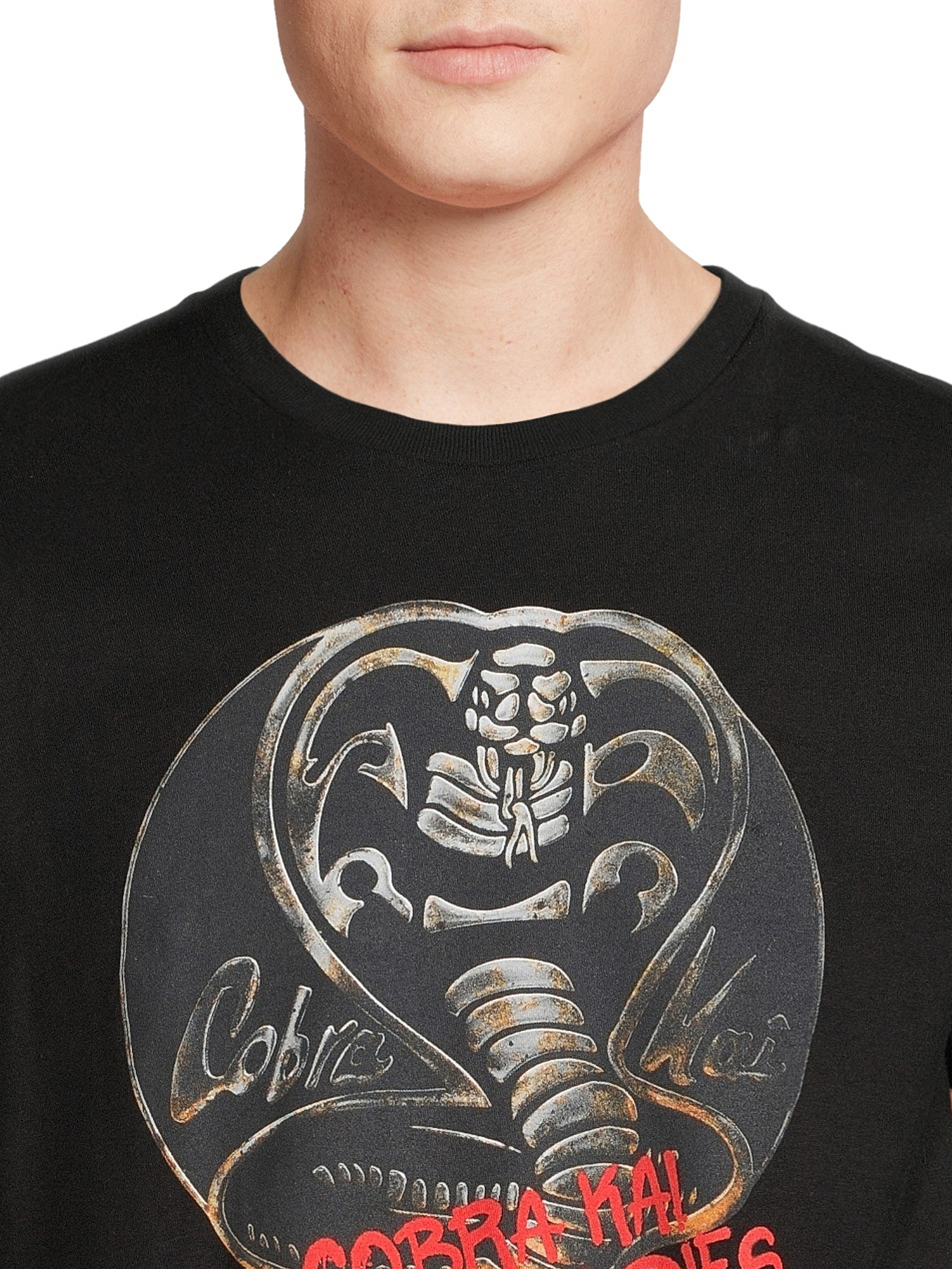 Cobra Kai Men's Cobra Kai Never Dies Short Sleeve T-Shirt, Sizes S-3XL - image 4 of 5