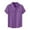Purple, variant on Dovford Mens Short Sleeve Casual Button Down Shirts Wrinkle Free Shirt Summer Untucked Dress Shirt with Pocket