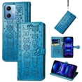 thumbnail image 1 of Funda Cartera FOXDOCK para XIAOMI Redmi Note 12 5G , Flip PU con Relieve de Gatos y Perros, Tarjetero y Soporte, 1 of 6