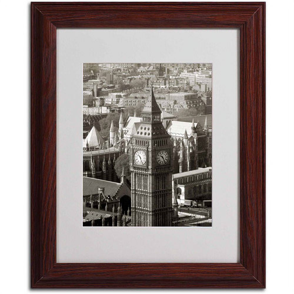 Trademark Fine Art "Big Ben View II" Framed Canvas Art by Chris Bliss