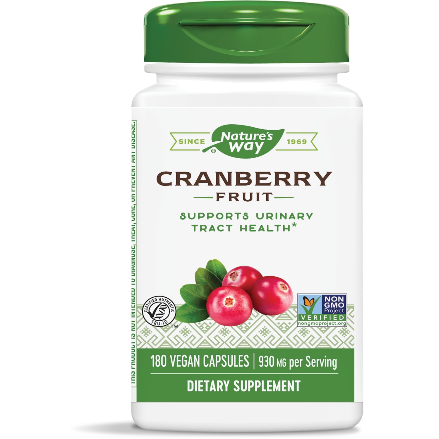 Nature's Way Premium Herbal Cranberry Fruit, 930 mg per serving, 180