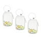 thumbnail image 1 of Organizador de muñecas pequeño, organizador colgante, estuche de almacenamiento para minifiguras para muñecas. Cuadrado Blanco, 1 of 9