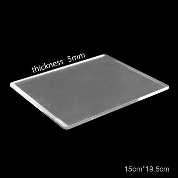 SIEYIO Creative Clear Embossing/Cutting Platform Scrapbooking Die-Cut Machine Plate Replacement for Crafts Die Cutting Work