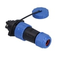 thumbnail image 4 of Flange Power Connector, Screw Crimping 6-12mm² 250V Waterproof Plug Socket  For Electrical Equipments 2 Pin,3 Pin,4 Pin,5 Pin, 4 of 8