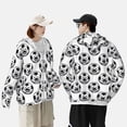 thumbnail image 6 of Fotbe Happy Soccer Men's Women's UPF 50+ Sun Protection Jacket Hooded Cooling Shirt with Pockets Hiking Outdoor Performance-, 6 of 9