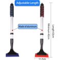 thumbnail image 2 of Ice Scraper For Cars, Windscreen Snow Scraper, Adjustable Length (42-63cm) With Foam Grip For Auto Car Suv Truck, 2 of 5