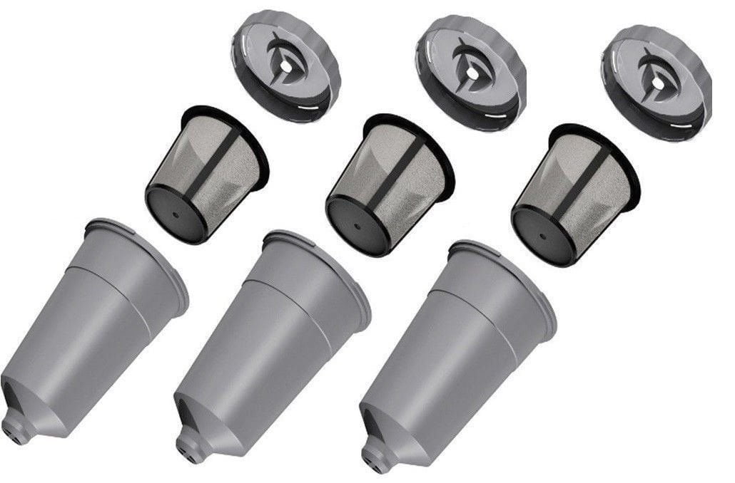 3 Pack KCup Reusable Replacement Coffee Filter Refillable Holder for