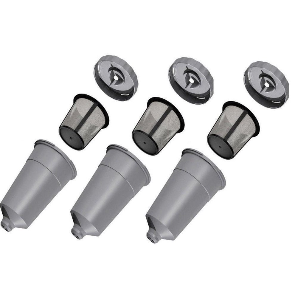 3 Pack KCup Reusable Replacement Coffee Filter Refillable Holder for