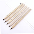 thumbnail image 6 of 2pcs Black Ballpoint Pens Degradable Solid Wood Carpenter Marking Pens with Printed Ruler for Construction and Woodwork Drawing, 6 of 8
