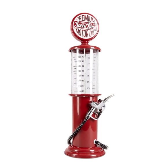 Dispensador de licor BLKSMITH estilo vintage 900 ml rojo