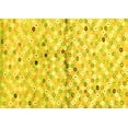 thumbnail image 1 of Ahgly Company Machine Washable Indoor Rectangle Southwestern Yellow Country Area Rugs, 4' x 6', 1 of 4