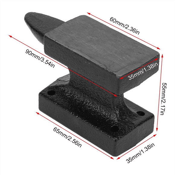 Rugged Cast Anvil Iron Anvil Beading Jewelry Making Kits Blacksmith Anvil Jewelers Metalsmith(Random Color)