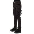 thumbnail image 4 of Aoochasliy Women's Plus Casual Pants with Pockets, Black, 4 of 4