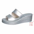 thumbnail image 4 of TAGOLD Women's Slippers,Women's Fashionable And Casual Summer Thick-Soled Outdoor Wedge Slippers, 4 of 5