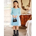 thumbnail image 6 of Arshiner Girl Dress Toddler Tutu Velvet Tulle Long Sleeve Special Occasion Dresses, 6 of 6