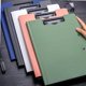 thumbnail image 2 of Typpkmm A4 File Folders Clipboard Writing Pad Memo Clip Board Double Clips Test Paper Storage Organizer, 2 of 7