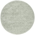 thumbnail image 2 of SAFAVIEH Harvey Solid Plush Shag Area Rug, Light Blue, 6' x 6' Round, 2 of 5