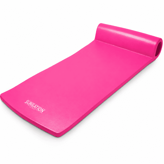Open Box TRC Recreation Sunsation 1.75" Thick Pool Float, Flamingo Pink
