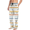 thumbnail image 5 of GZHJMY Note Stripes Pajama Pants For Men, Men's Separate Bottoms, Lounge Pants with Pockets, Christmas New Year Birthday Gifts, Medium, Christmas New Year Birthday Gifts, Medium, 5 of 7