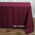 thumbnail image 2 of BalsaCircle Patriotic Veterans Day 10 Pieces 90" x 132" Burgundy Rectangle Tablecloths 4th of July Independence Day, 2 of 8