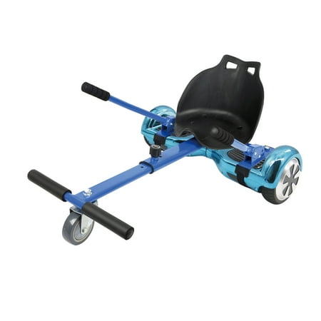 HighTech Blue Chrome hover-rider & Speaker And Blue Hovercart - UL 2272