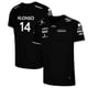 thumbnail image 3 of Camisetas del equipo de F1 Aston Martin 2023, camisetas del piloto de carreras español Fernando Alonso 14 y Stroll 18, camisetas para niños en 3D de gran oferta, 3 of 5