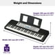 thumbnail image 3 of Teclado portátil Yamaha YPT-380 Touch Sensitive 61 teclas, 3 of 5