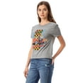 thumbnail image 3 of Jordache Vintage Women's Carla 'Go Fast' Boxy Crewneck Graphic T-Shirt, 3 of 6