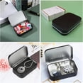 thumbnail image 4 of 2 PCS Small Storage Box with Lid Rectangular Small Tin Boxes Metal Box with Lid Small Tin Box for Home Storage Black, 4 of 7